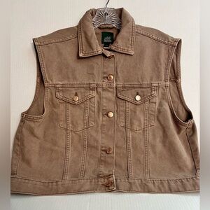 Wild Fable Brown Denim Vest